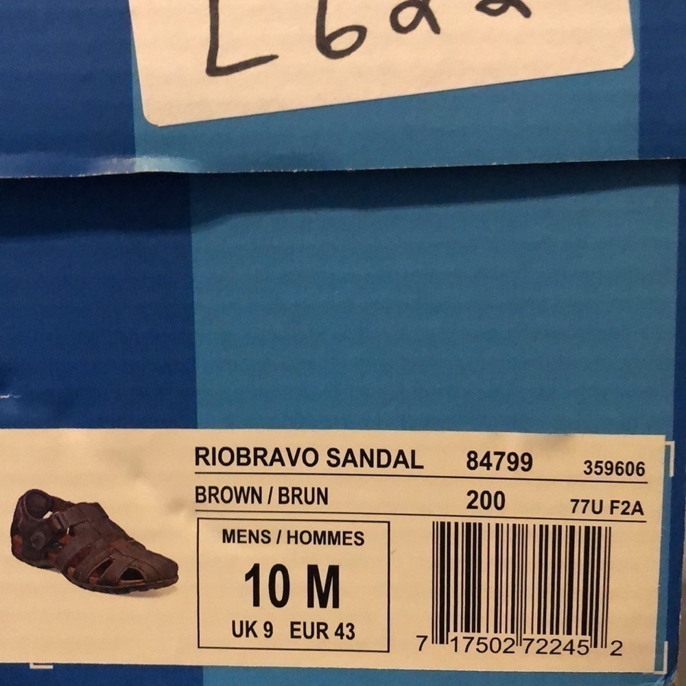 Nunn Bush Riobravo Brown Sandal Walking Shoes - Picture 9 of 9